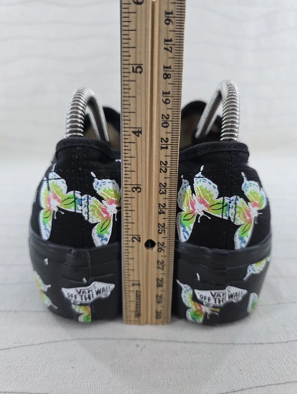 Vans Womens Stac Morph Blackout Glow In The Dark Butterfly Sneakers Shoes Sz 8.5